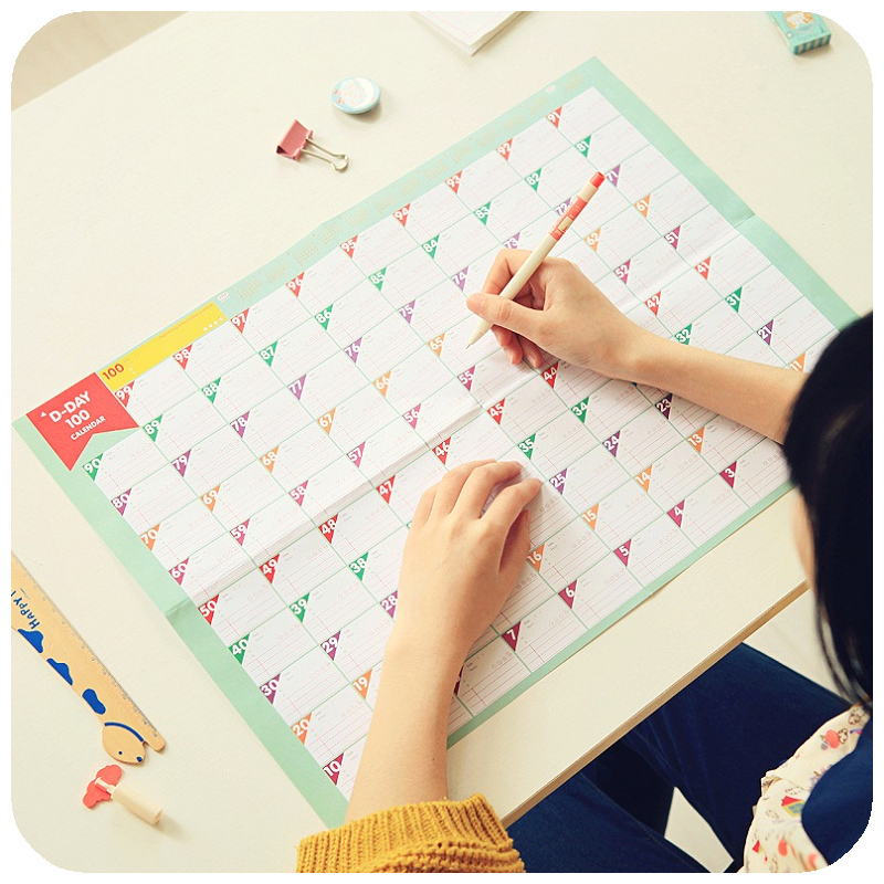 2019 new pattern Countdown to the Korean version 100 work study Schedule college entrance examination Postgraduate entrance examination Countdown tablein the Electronic Dictionary/Electronic paper book/Stationery , Teaching demonstration/Display notices supplies , Schedule category - from Buy2taobao.com to provide professional Taobao agent buy service
