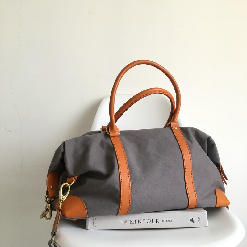 Mo package 2018 new cowhide canvas portable One shoulder Diagonal Short Travel bag High-capacityin the Leather/Lady bags/Men's bag, Bag category - from Buy2taobao.com to provide professional Taobao agent buy service