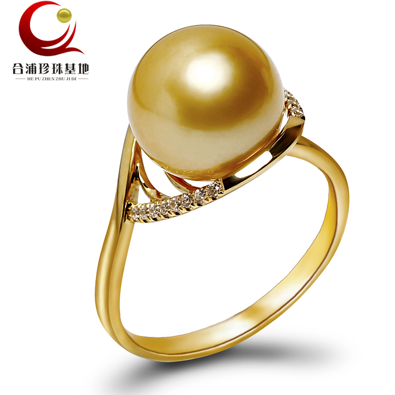 Nanyang Pearl Ring Seawater Pearl Ring fashion Pearl Ring 18k Forefinger Ring Kim roundin the Jewelry/Diamond/Jade/Gold , Natural pearls (New) , Bracelets category - from Buy2taobao.com to provide professional Taobao agent buy service
