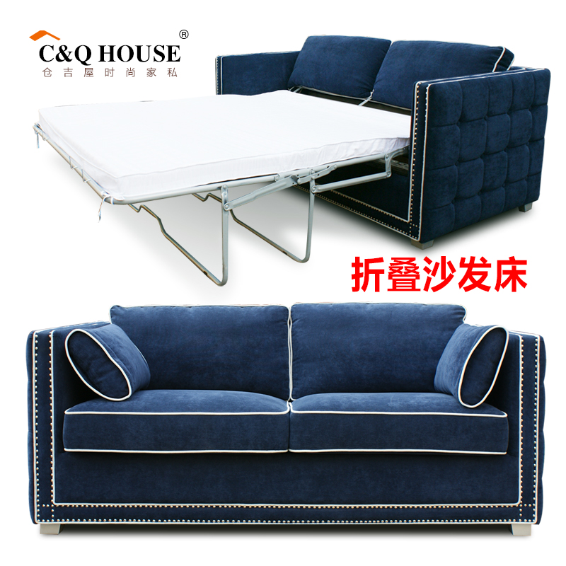 多功能折叠沙发床北欧现代小户型坐卧两用布艺沙发客厅整装家具|ruв категории жилой мебели, диван класса, диван - кровать - от Buy2taobao.com для оказания профессиональной услуги покупки агента Taobao