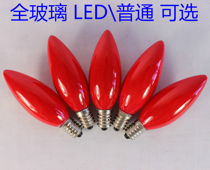 红色灯泡 螺口led节能灯E12E14供佛电烛台供灯财神电蜡烛拜神灯泡|ruв категории награду материалов, источник света, лампа накаливания - от Buy2taobao.com для оказания профессиональной услуги покупки агента Taobao