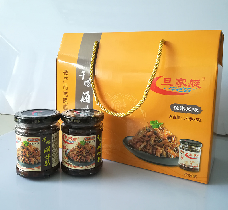 广东特产旦家艇干捞海味酱拌面辣味原味海鲜调味酱6瓶装礼盒在类目 粮油米面/南北干货/调味品, 调味品/果酱/沙拉, 调味酱, 酱类调料中 - 来自Buy2taobao.com提供专业的淘宝代购服务