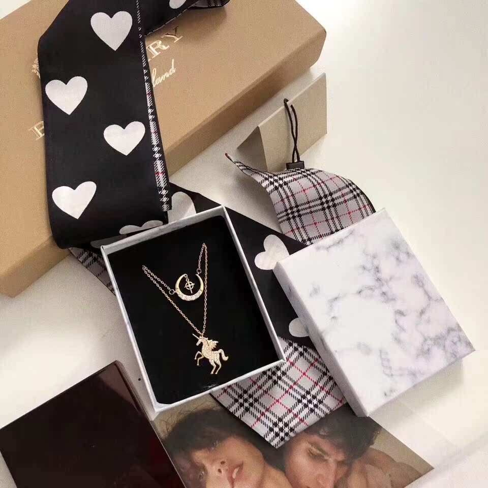 Trill Same item Female models Europe and America unicorn Necklace Moon Split adjust Necklace Clavicle chainin the Accessories/Fashion Jewelry, Necklace category - from Buy2taobao.com to provide professional Taobao agent buy service