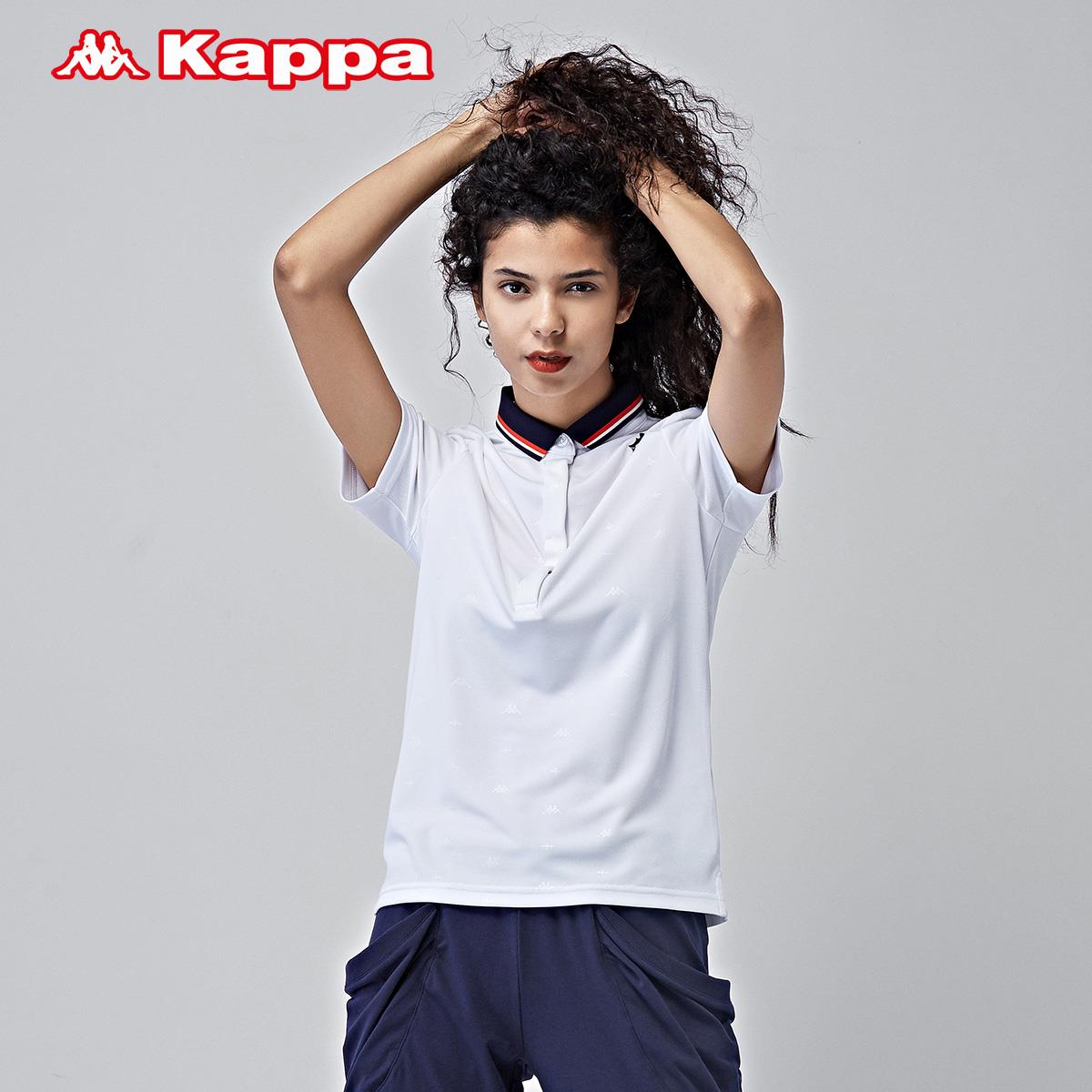 卡帕Kappa女装2019夏季运动休闲短袖POLO- K0722PD03D-888|msdalam kategori sukan/pakaian kasual, baju sukan POLO - dari Buy2taobao.com untuk memberikan perkhidmatan ejen Taobao profesional membeli
