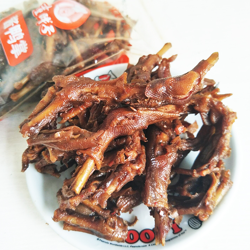 湖南特产 童胖子酱板鸭掌散装现做鸭爪130g 酱卤鸭肉零食小吃鸭脚在类目 零食/坚果/特产, 牛肉干/猪肉脯/卤味零食, 鸭肉零食中 - 来自Buy2taobao.com提供专业的淘宝代购服务