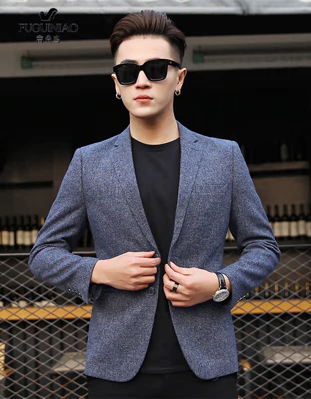 西服男2018秋季新品男士韓版修身小西服商務休閑中青年單西在類目 個性定製/設計服務/DIY, 服飾箱包定製, 服裝定製, 潮服定制中 - 來自Buy2taobao.com提供專業的淘寶代購服務