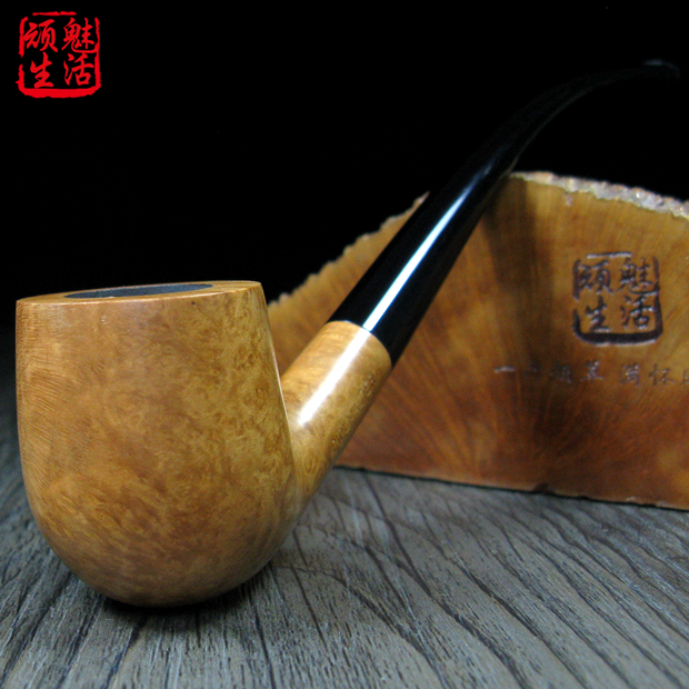 正品意大利进口Pipemaster 梅花石楠木烟斗小号长柄阅读斗包邮在类目 ZIPPO/瑞士军刀/眼镜, 烟具, 烟斗中 - 来自Buy2taobao.com提供专业的淘宝代购服务