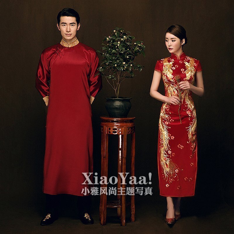 2017 Exhibition new pattern lovers Chinese style full dress Chinese style Self cultivation cheongsam marry bride Xiu clothing Toast suitin the Women's clothing/Boutique , Costume/National costume/Stage costumes , Costume/Chinese clothing , Skirt category - from Buy2taobao.com to provide professional Taobao agent buy service
