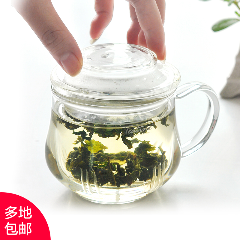 teatime三件套款式耐冷热温差玻璃茶水杯 带盖过滤内胆透明茶杯子在类目 餐饮具, 茶具, 茶杯中 - 来自Buy2taobao.com提供专业的淘宝代购服务