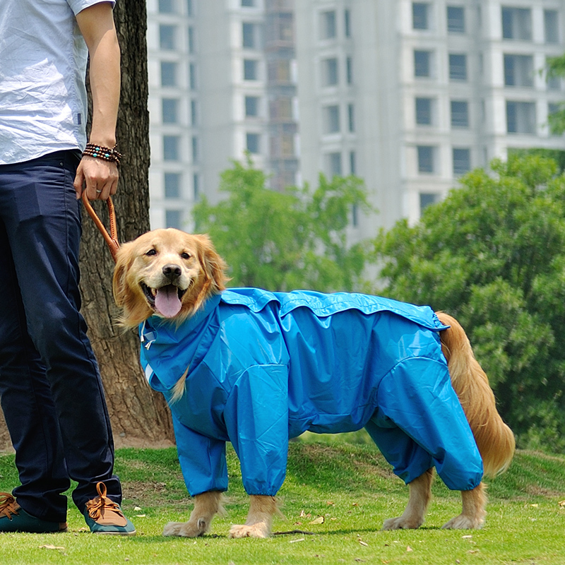大狗防水雨衣大型犬宠物户外雨衣拉布拉多泰迪哈士奇金毛雨季外出在类目 宠物/宠物食品及用品, 宠物服饰及配件, 宠物服装/雨衣中 - 来自Buy2taobao.com提供专业的淘宝代购服务