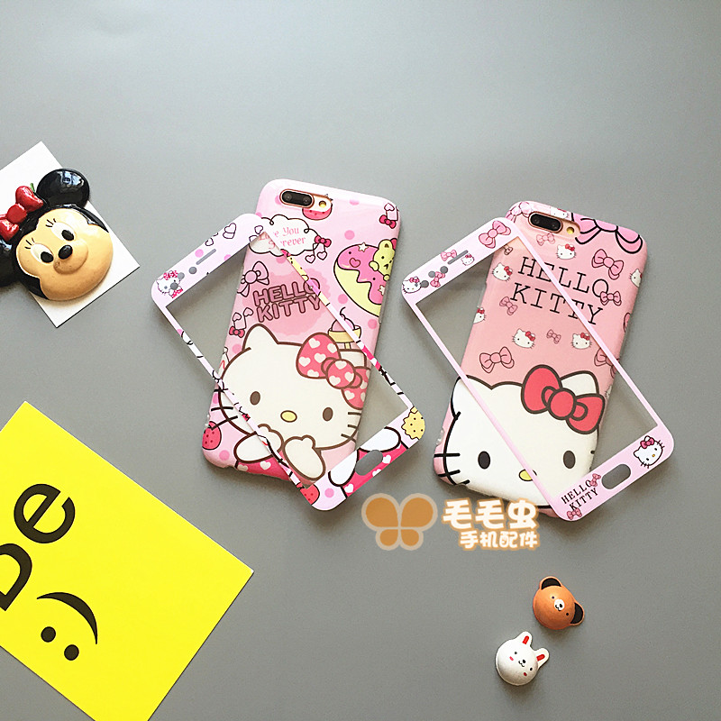 vivo X9S plus钢化膜卡通全屏X9手机壳彩膜X20/X21/X23前膜加后壳|ruв категории Цифровые аксессуары, аксессуары для мобильных телефонов, телефон маска - от Buy2taobao.com для оказания профессиональной услуги покупки агента Taobao