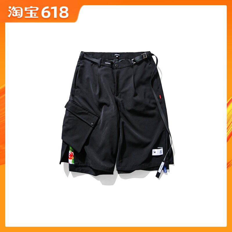 WINDERFLIES & WINDINESS Chaopai double-deck flowers and plants element leisure time full marks shorts Easy Men's trousersin the Men's clothing, Casual pants category - from Buy2taobao.com to provide professional Taobao agent buy service