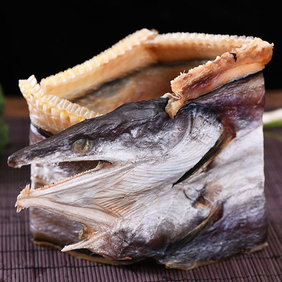 海鱼干货海产淡干鳗鱼干 2斤 海鲜咸鱼干