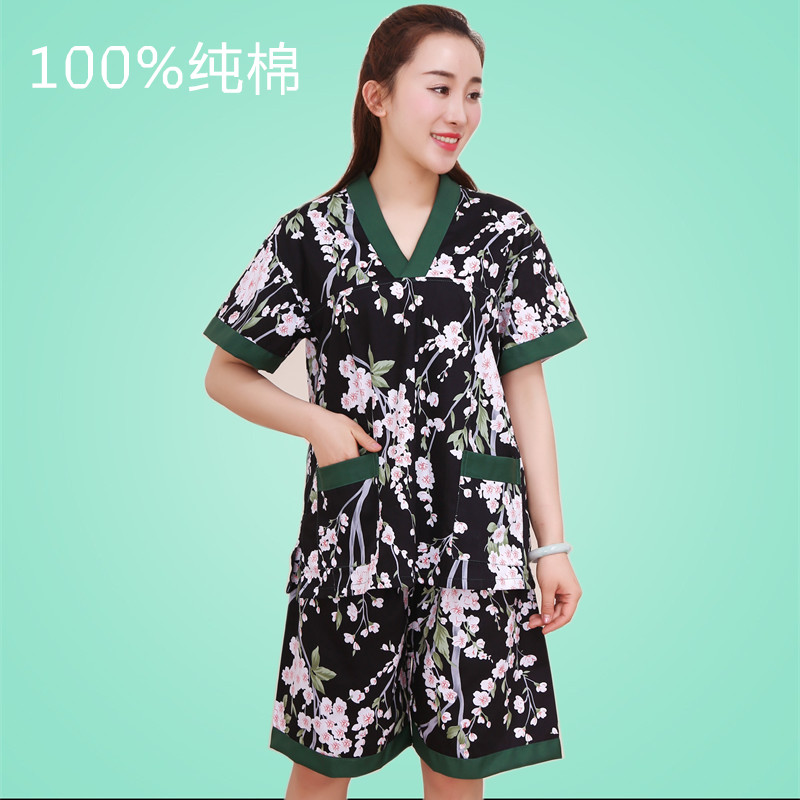 全棉汗蒸服女款日式温泉浴服100%纯棉情侣套装加厚桑拿服厂家直销|ruв категории начало ежедневно, полотенце/полотенце/халат, баня юбка/халат/халат - от Buy2taobao.com для оказания профессиональной услуги покупки агента Taobao