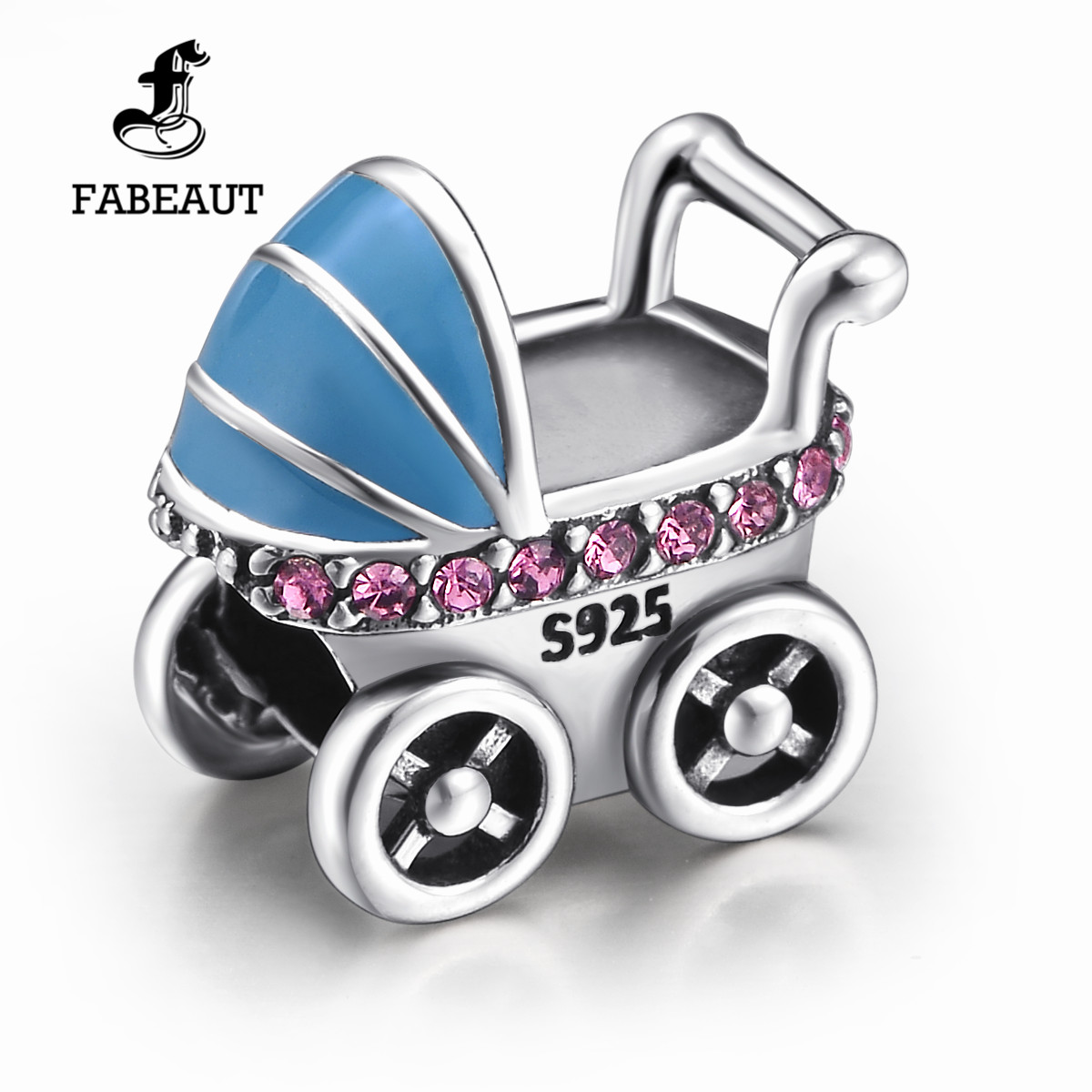 FABEAUT梵贝缇婴儿车925纯银Charm串珠纯银手链儿童节礼物送宝贝在类目 饰品/流行首饰/时尚饰品新, 手链中 - 来自Buy2taobao.com提供专业的淘宝代购服务