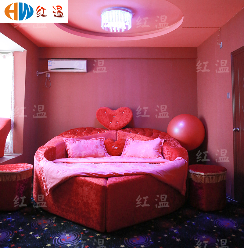 圆床情趣床电动主题酒店情侣宾馆水床创意场景精品轻奢公寓心形床在类目 住宅家具, 床类, 皮艺床中 - 来自Buy2taobao.com提供专业的淘宝代购服务