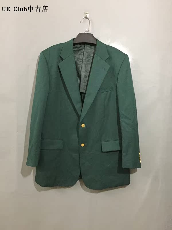 【Sold Out】vintage 日本制古着TATSUNO铜扣绿色宽版时装西服|ruв категории Мужская одежда, костюм - от Buy2taobao.com для оказания профессиональной услуги покупки агента Taobao