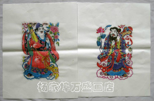 杨家埠木版年画*八仙过海(一套8张)*杨家埠木版年画社 手工制作|ruв категории Ручная работа, области народных ремесел, новогодние картинки - от Buy2taobao.com для оказания профессиональной услуги покупки агента Taobao