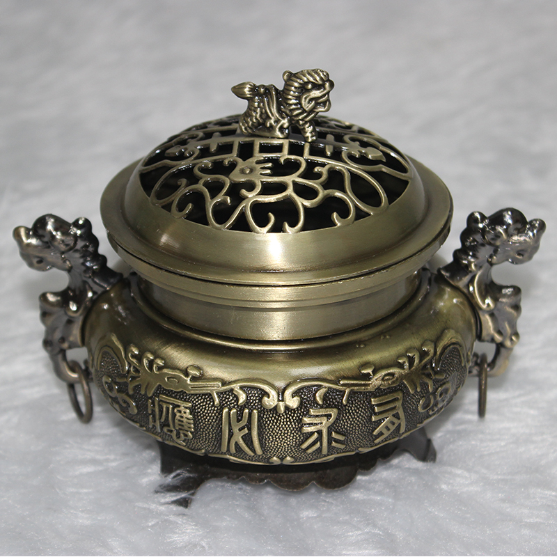 Wedding celebration Supplies Retro Chinese style Hart and Tang dynasties decorate Decoration alloy Shuanglong Aromatherapy Incense burner Chinese style Wedding celebration prop Incense burnerin the Festive supplies/Gift , Other Festival Gifts category - from Buy2taobao.com to provide professional Taobao agent buy service