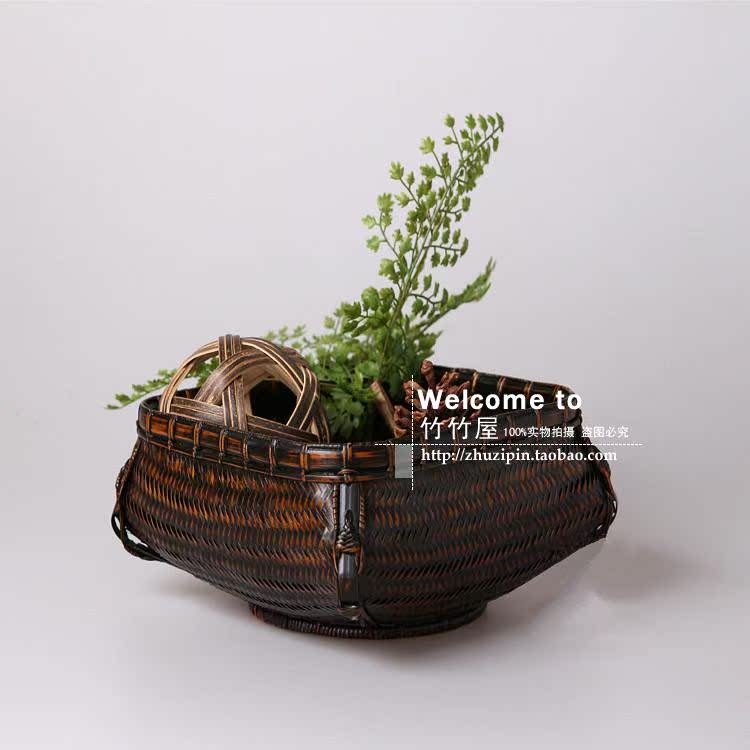 精品 竹编收纳盒 碳笼 碳篓 茶道收到盒桌面收纳 复古风 竹制果盘在类目 餐饮具, 茶具, 茶道/零配中 - 来自Buy2taobao.com提供专业的淘宝代购服务
