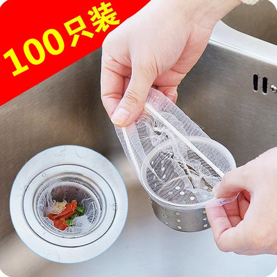 100只过滤网厨房水槽过滤网水池地漏垃圾水切袋洗碗池排水口过滤|msdalam kategori keluarga/Alat Pembersihan peribadi, perkakas kebersihan/aksesori bilik mandi, penapis/penulen air - dari Buy2taobao.com untuk memberikan perkhidmatan ejen Taobao profesional membeli