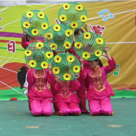 Hats cap stage Bamboo hats Bamboo Hats show prop Lvkong Hats dance Hats Bamboo Hatin the Arts and crafts , Other features crafts category - from Buy2taobao.com to provide professional Taobao agent buy service