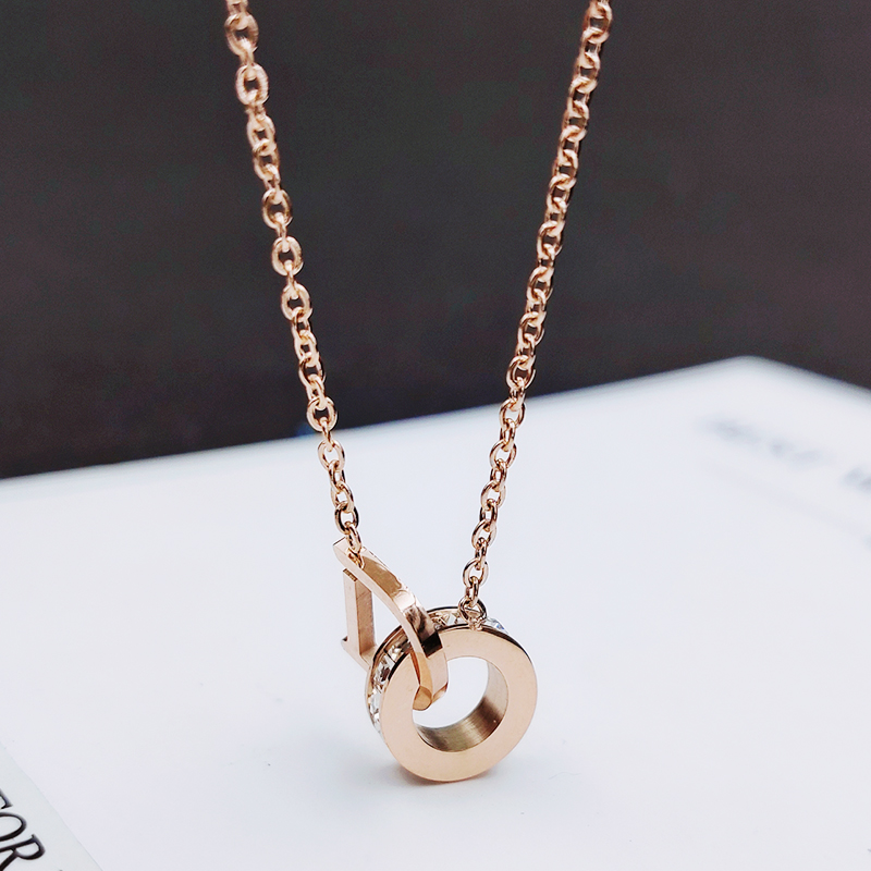 Necklace Net Red Clavicle chain ins Korean Edition personality A small minority design temperament Titanium Fade have cash less than that is registered in the accounts Necklacein the Accessories/Fashion Jewelry, Necklace category - from Buy2taobao.com to provide professional Taobao agent buy service