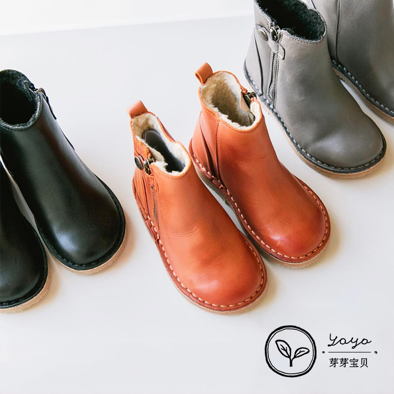 折扣不退 芽芽宝贝 现货Young Soles Winston儿童加绒短靴裸|ruв категории детская обувь/детская обувь/между родителями и детьми обувь, хлопок - от Buy2taobao.com для оказания профессиональной услуги покупки агента Taobao