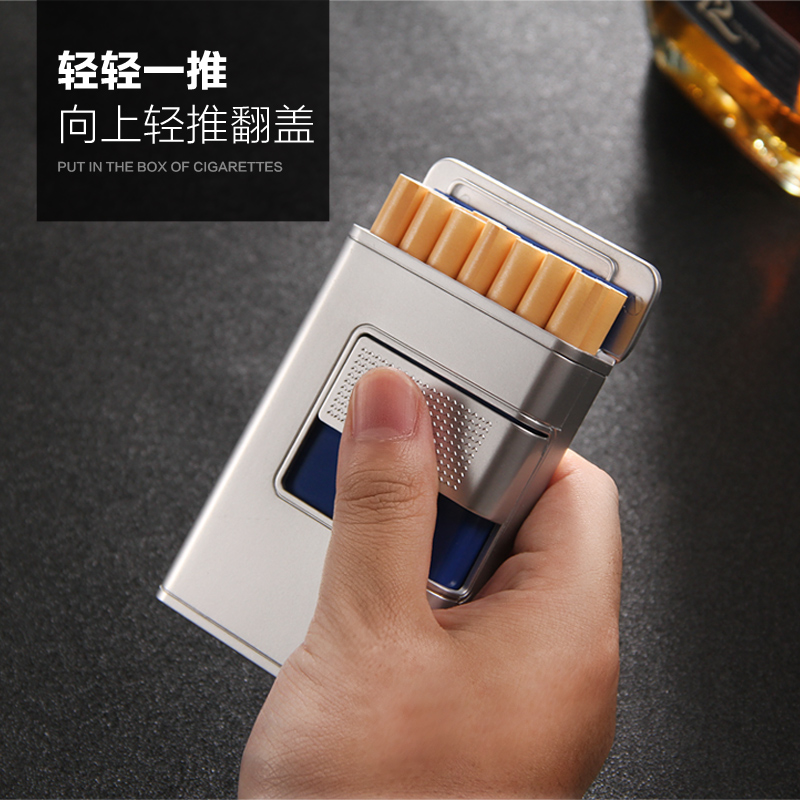 自動翻蓋煙盒超薄14支裝塑料香淤個性煙盒包郵創意防潮防壓煙盒在類目 ZIPPO/瑞士軍刀/眼鏡, 煙具, 煙盒中 - 來自Buy2taobao.com提供專業的淘寶代購服務