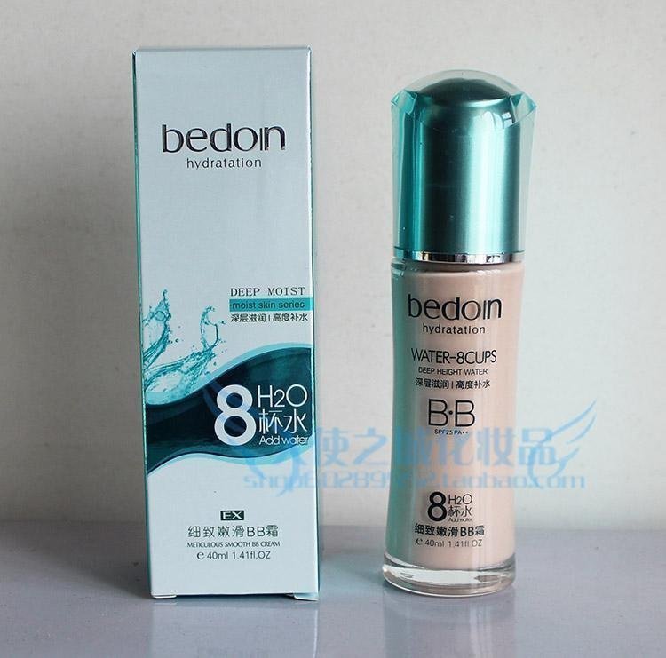 包邮 贝都因8杯水润肌细致嫩滑BB霜 40ml 粉遮瑕在类目 彩妆/香水/美妆工具, 粉底液/膏中 - 来自Buy2taobao.com提供专业的淘宝代购服务