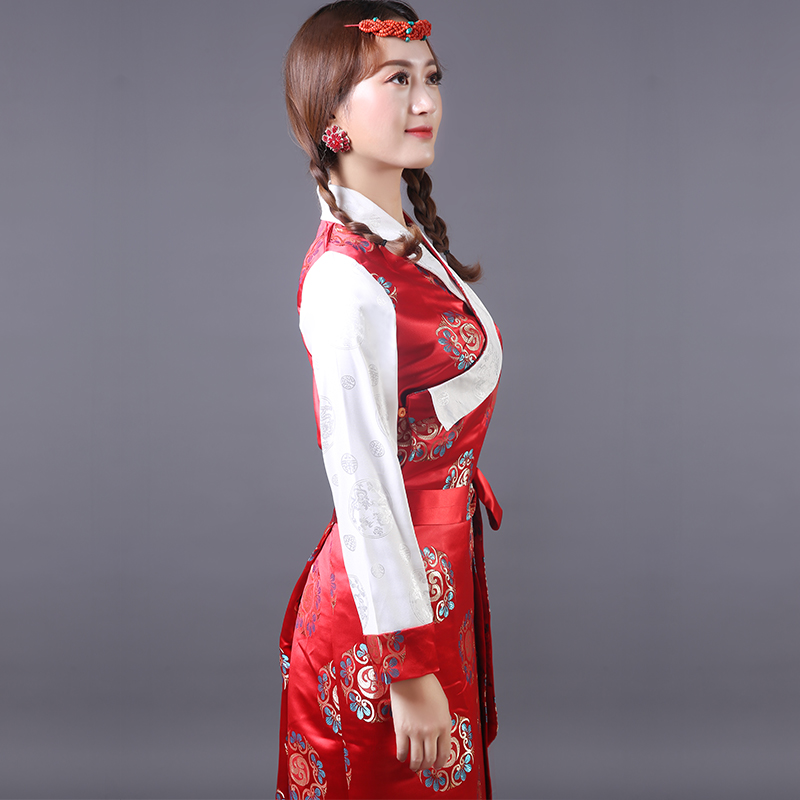 藏装女新款西藏服博拉民族风藏式锅庄裙舞拉萨服藏族藏装藏式|ruв категории Женская одежда, костюм/национальная одежда/театр костюм, национальная одежда/этап погрузки - от Buy2taobao.com для оказания профессиональной услуги покупки агента Taobao