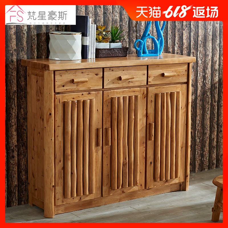 现代中式鞋柜 全实木柏木三门鞋柜门厅柜 简约小户型带抽原木家具在类目 住宅家具, 柜类, 鞋柜中 - 来自Buy2taobao.com提供专业的淘宝代购服务