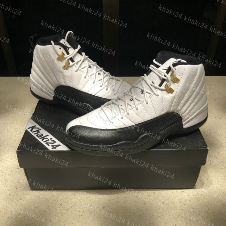 Khaki24 Jordan 12 Taxi AJ12 金扣 黑白 乔12 高帮 130690-125|ruв категории спортивные туфли new, баскетбол обувь - от Buy2taobao.com для оказания профессиональной услуги покупки агента Taobao