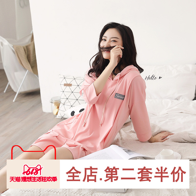 孕婦睡裙2019春夏新品産後哺乳裙寬松連衣裙大碼月子喂奶裙七分袖在類目 孕婦裝/孕產婦用品/營養, 家居服/哺乳裝/秋衣褲, 家居裙中 - 來自Buy2taobao.com提供專業的淘寶代購服務