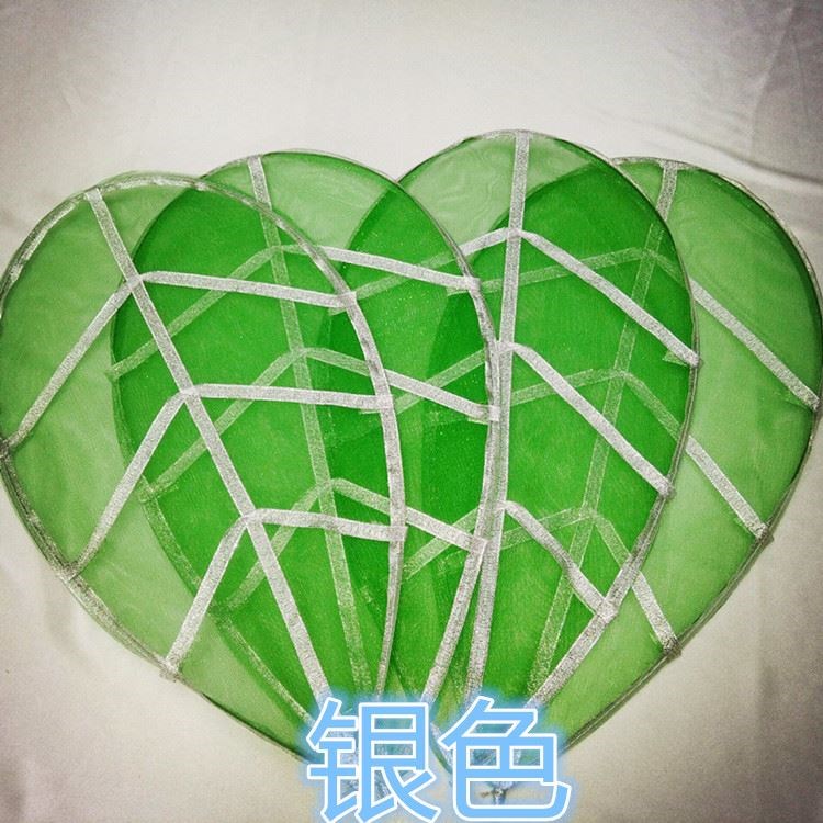 綠色兒童成人低碳貝貝複古綠葉演出飾品銀邊金邊六壹道具樹葉手持在類目 家居飾品, 花瓶/花器/仿真花/仿真飾品, DIY仿真材料中 - 來自Buy2taobao.com提供專業的淘寶代購服務