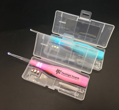 3套装升级款宝宝硅胶软头发光耳勺挖耳勺耳扒带灯成人儿童掏耳器