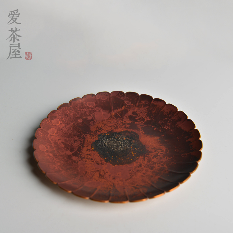 臻宝堂茶具铜制鎏银菊瓣壶承壶托手工制作茶盘干泡盘功夫茶道零配|msdalam kategori pinggan mangkuk, set teh, Majlis teh/dengan sifar - dari Buy2taobao.com untuk memberikan perkhidmatan ejen Taobao profesional membeli