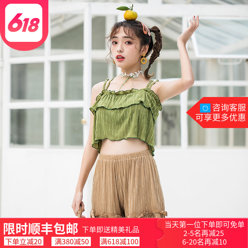 Fresh hot spring Swimsuit Fission Three Culotte Avocado student on vacation Show thin Cover the belly Swimwearin the Sports/Yoga/Fitness/Fans supplies , Swim , Split swimsuit category - from Buy2taobao.com to provide professional Taobao agent buy service