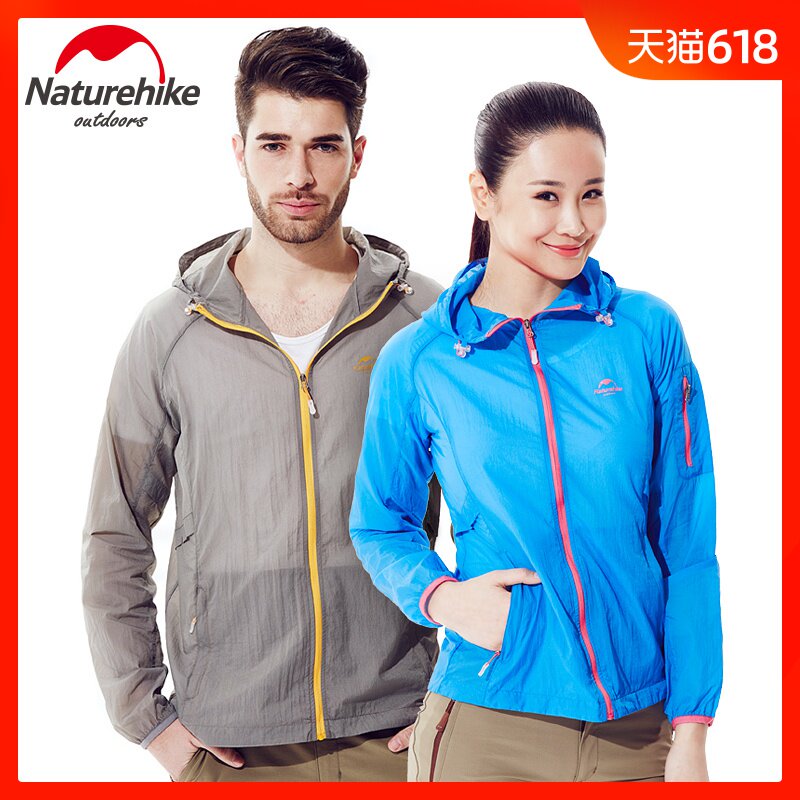 NH outdoors Sunscreen Long sleeve skin Windbreaker spring and autumn Sunscreen Go fishing clothes motion Windbreaker Sunscreenin the Outdoor/Mountaineer/Camping/Travel Goods , Outdoor clothing , Outdoor sports coat category - from Buy2taobao.com to provide professional Taobao agent buy service