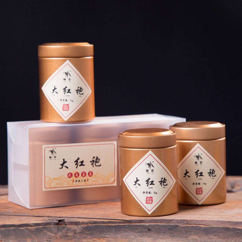 Strong fragrance Dahongpao Tea Tea Canister Gift box packaging Wuyi Oolong Tea Canned newly picked and processed tea leaves Spring bulkin the Tea , Oolong (New) , Big Red category - from Buy2taobao.com to provide professional Taobao agent buy service