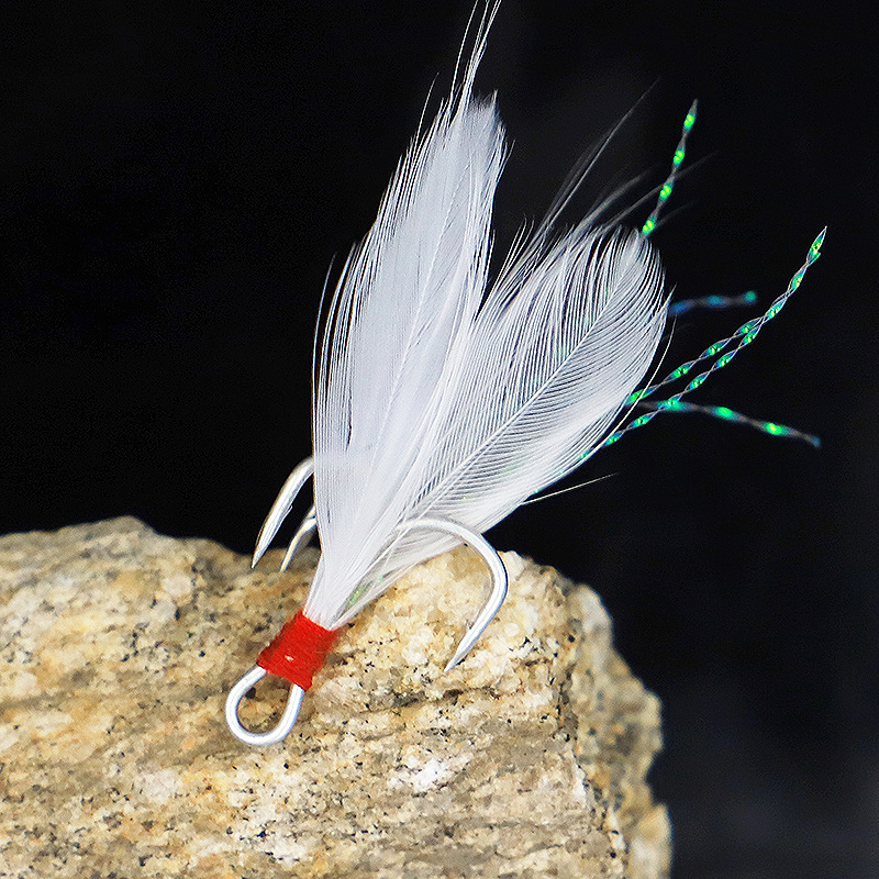 Road sub bait Blood groove fish hook Road sub bait Part 2 Doubly Lures Hook Feather Three hooksin the Outdoor/Mountaineer/Camping/Travel Goods , Fishing equipment , Hooks category - from Buy2taobao.com to provide professional Taobao agent buy service