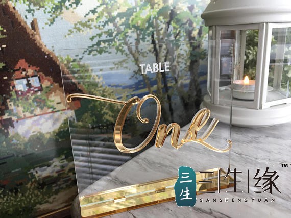 透明水晶亚克力桌卡席位牌定制个性婚礼桌号台卡婚庆宴会用品|msdalam kategori bekalan perayaan/hadiah, kad kerusi - dari Buy2taobao.com untuk memberikan perkhidmatan ejen Taobao profesional membeli