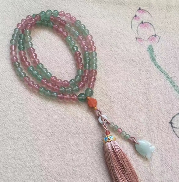 Gentle lady Necklace Two tone strawberry crystalin the Accessories/Fashion Jewelry, Necklace category - from Buy2taobao.com to provide professional Taobao agent buy service