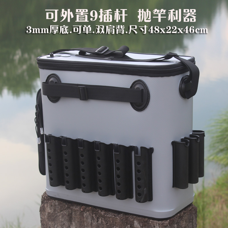 EVA水桶防水多功能钓鱼背包渔具包钓椅包鱼护包鱼竿包双肩包鱼桶在类目 户外/登山/野营/旅行用品, 垂钓装备, 渔具包中 - 来自Buy2taobao.com提供专业的淘宝代购服务