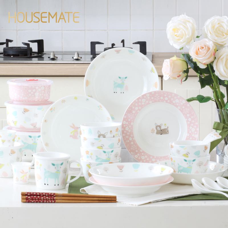 Eye candy Dishes suit household Dishes suit the republic of korea Dishes suit household originality Dishes Sets of dishesin the Tableware , Tableware , Porcelain tableware suit category - from Buy2taobao.com to provide professional Taobao agent buy service