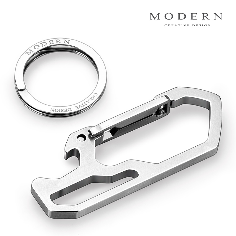 MODERN不锈钢钥匙扣汽车腰挂钥匙链 创意男士钥匙圈开瓶器实用在类目 节庆用品/礼品, 创意礼品, 钥匙扣中 - 来自Buy2taobao.com提供专业的淘宝代购服务