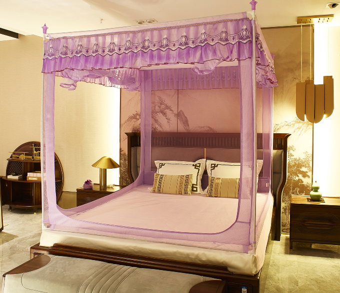 坐床式四柱拉链蒙古包 三开门方帐   加密宫廷方帐  加高加厚支架在类目 床上用品, 蚊帐中 - 来自Buy2taobao.com提供专业的淘宝代购服务