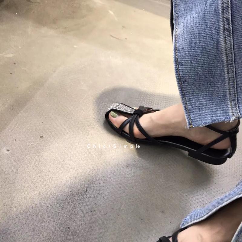 Chic Oni2019/ss the republic of korea| recommend Hollow Rhinestone Retro design Sandalsin the Women's Shoes, Boots category - from Buy2taobao.com to provide professional Taobao agent buy service