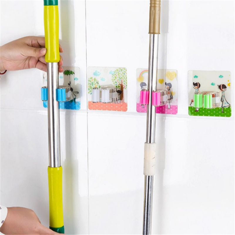 Punch holes Mop Strength No trace TOILET Viscose Wall hanging Mop Broom cassettein the Family/Personal Cleaning Tools , Sanitary appliances/Bathroom accessories , Sticky hooks category - from Buy2taobao.com to provide professional Taobao agent buy service