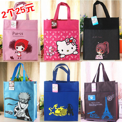 防水帆布补习包手提袋 补习袋小学生书袋 补课包美术包袋子小拎包